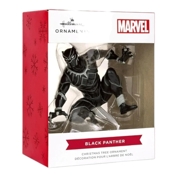 Hallmark Christmas  Ornament Black Panther NWT - Picture 1 of 5